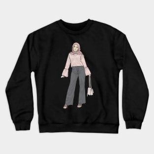 Hijab Girl Crewneck Sweatshirt